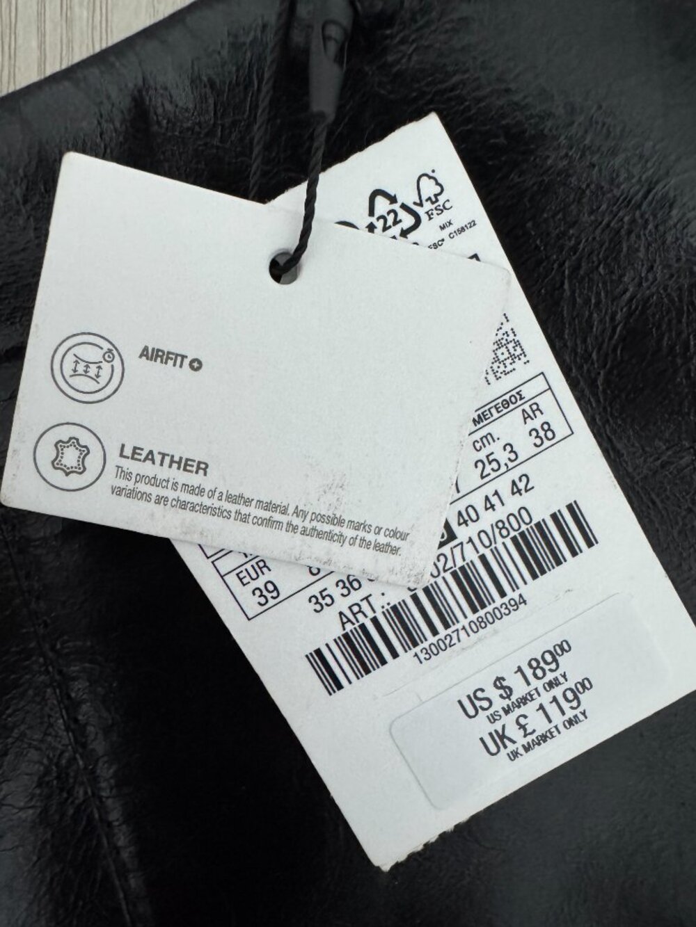 Zara Heeled Leather Boots Black – Size EU 39 / US 8 – New With Tags ✨ - Picture 12 of 16